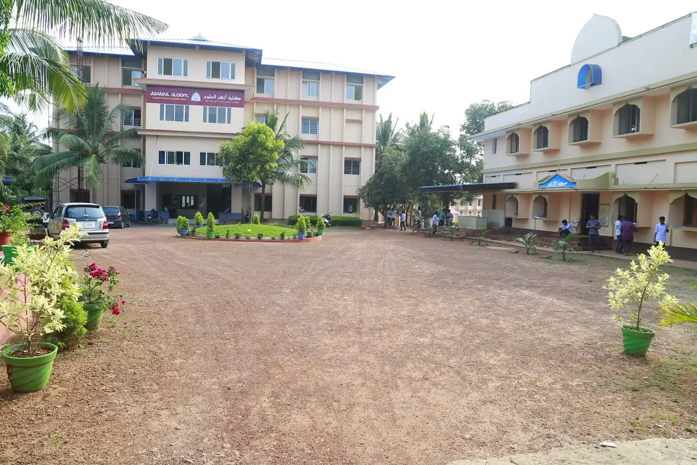 The campus grounds