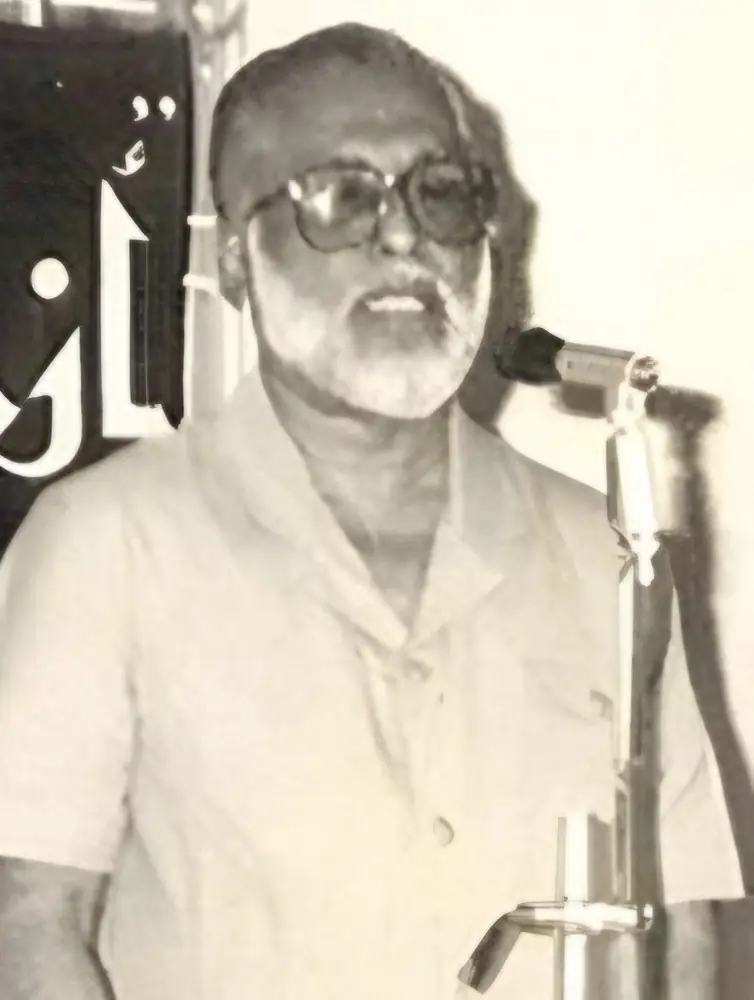Dr. Mohiaddin Alwaye addressing a gathering