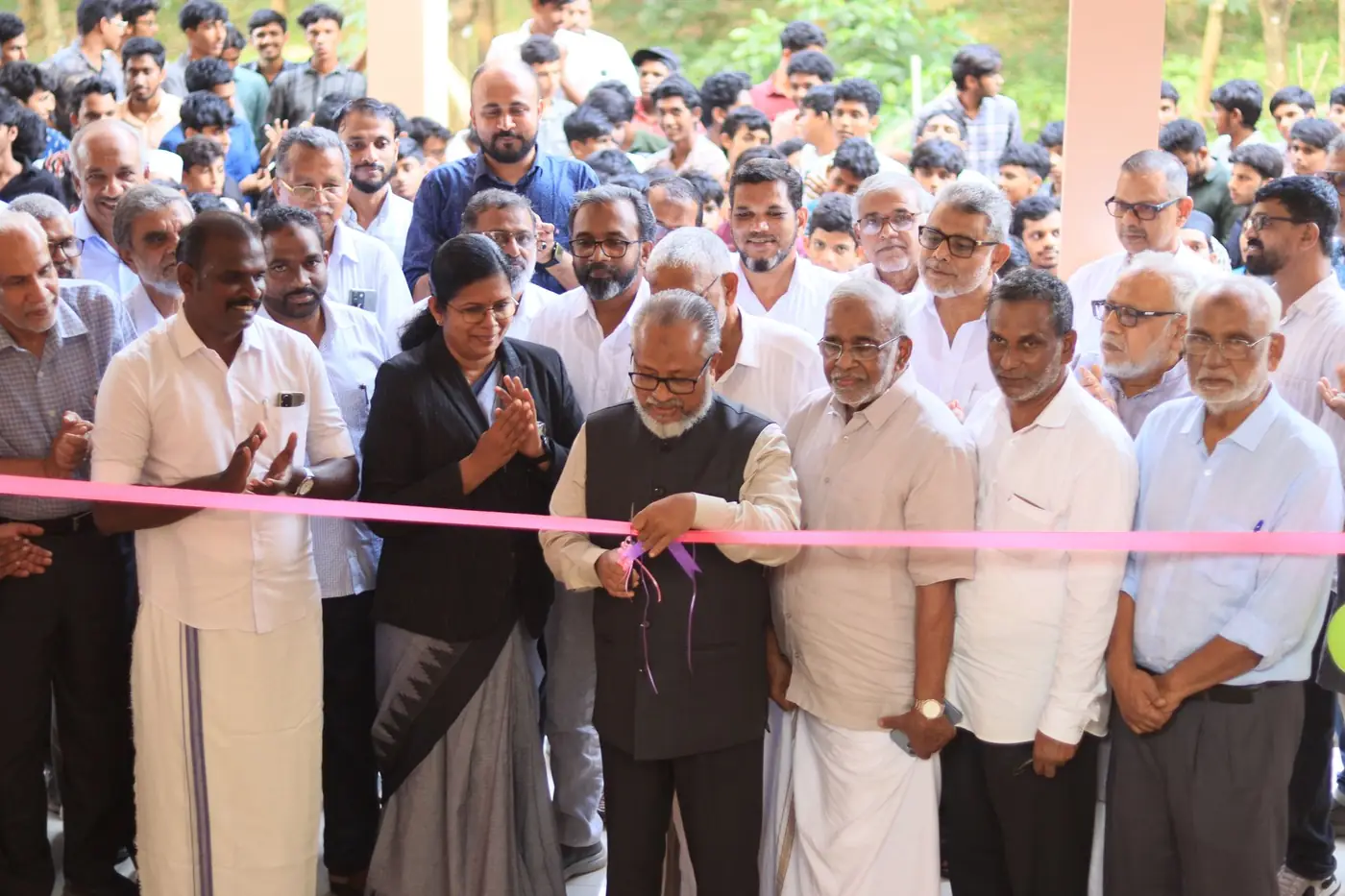 Opening the new academic block